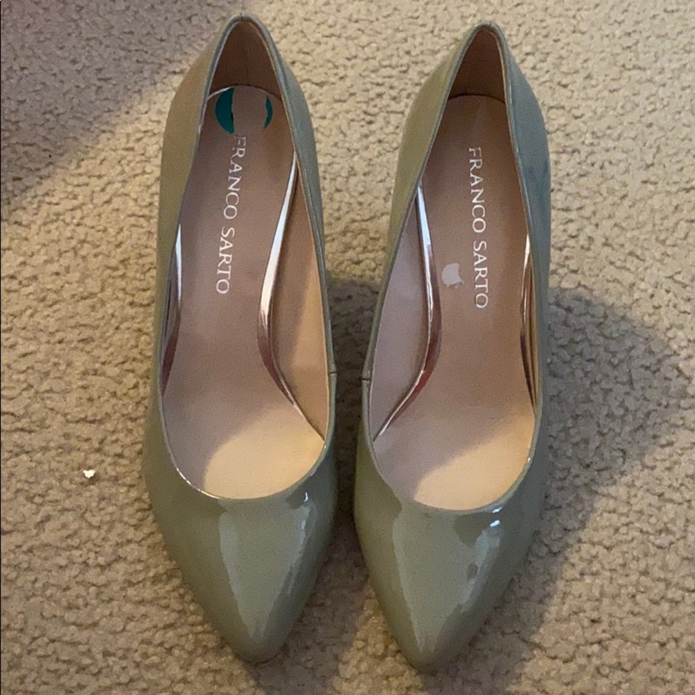 Franco Sarto sea green pumps